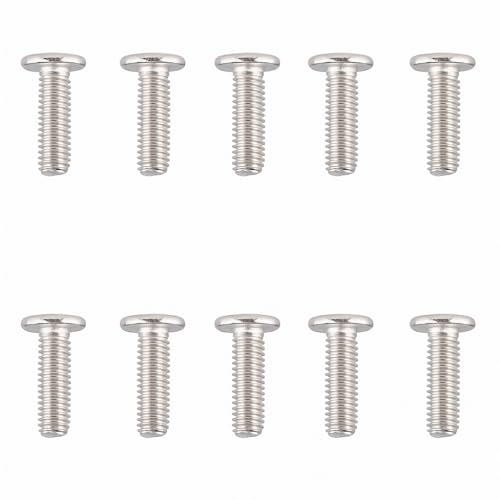 10 PCS M8x10mm Flachkopfschrauben Mit Innensechskant Flachkopfschrauben, Edelstahlschrauben Für Möbelmontage, Holzbearbeitungsprojekte von Mewtush