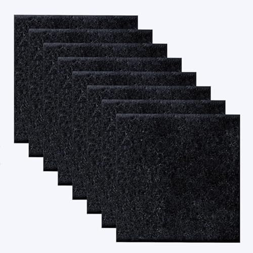 8PCS Aktivkohlefilter Matte(10.5x11.5cm),Bio Mülleimerfilter,Aktivkohlefilter für Bioeimer,Geruchsneutralisierende Filter Kompatibel Lebensmittelbehältern,Langlebig und Effektiv für Kompostbehälter von Mewtush