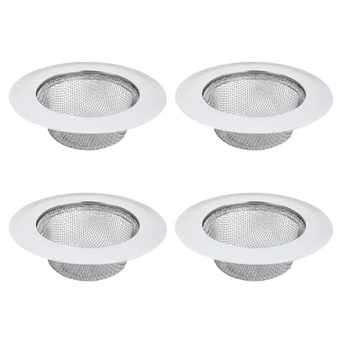 4 Stück Abflusssieb Edelstahl Rostfrei, 7,3 cm Sink Strainer, Haarsieb für Dusche, Waschbecken und Spüle, Drain Strainer für Küche und Bad, Verhindert Verstopfungen durch Haare und Abfälle 4 Stück Abflusssieb Edelstahl Rostfrei, 7,3 cm Sink Strainer, Haarsieb für Dusche, Waschbecken und Spüle, Drain Strainer für Küche und Bad, Verhindert Verstopfungen durch Haare und Abfälle von Mewtush