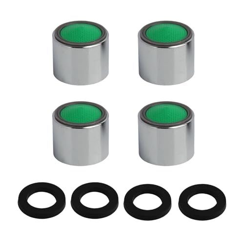 4PCS M22 Strahlregler Perlatoren für Wasserhähne Mischdüse Luftsprudler, Mischdüse Wasserhahnfilter Verchromt, Wasserhahn Siebeinsatz mit Gummidichtung, Spritzschutz für Küche und Bad 4PCS M22 Strahlregler Perlatoren für Wasserhähne Mischdüse Luftsprudler, Mischdüse Wasserhahnfilter Verchromt, Wasserhahn Siebeinsatz mit Gummidichtung, Spritzschutz für Küche und Bad von Mewtush