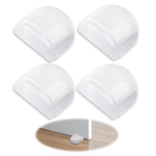 4pcstürstopper Boden Zum Kleben, Türstopper Boden Selbstklebend, Türstopper Kleben Für Alle Hartböden,Unsichtbare Türpuffer Und Wandpuffer Zum Schutz Von Wänden Und Möbeln,Einfache Montage Ohne Bohren von Mewtush