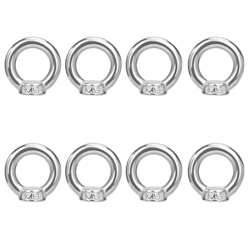8 PCS Ringschraube M5 Augenschraube 304 Edelstahl Augenbolzen Ringbolzen ösenschrauben Korrosionsbeständige ösenschraube Für Heben, Hängen, Befestigen Alternative Zu Ringschraube M6 M8 8 PCS Ringschraube M5 Augenschraube 304 Edelstahl Augenbolzen Ringbolzen ösenschrauben Korrosionsbeständige ösenschraube Für Heben, Hängen, Befestigen Alternative Zu Ringschraube M6 M8 von Mewtush