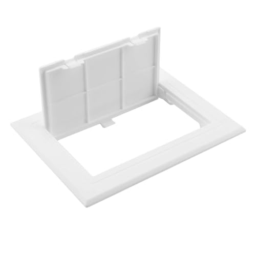 Revisionsklappe 13x18 cm, Revisionsklappe aus UV-beständigem ABS Kunststoff, Wartungstür für Trockenbau mit einfacher Montage, ideal für Kabel & Rohre in Wänden und Decken von Mewtush