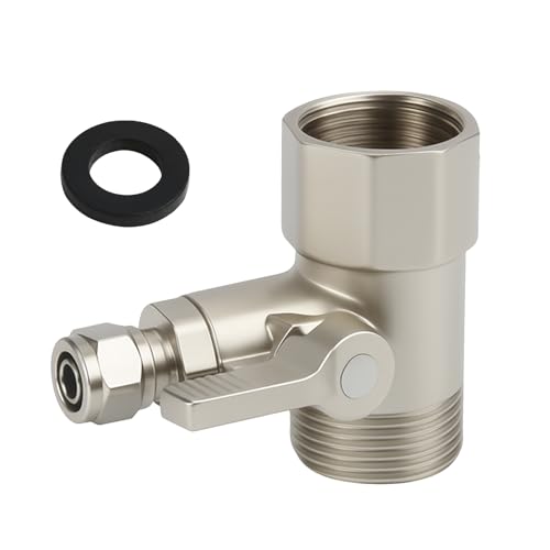Wasseranschluss Adapter T-Stück 1/2X 1/2X 9/16, Hochwertiger Kupfer Verteiler Für Gartenschlauch, Ideal Zum Anschluss Von 2 Geräten an Einen Wasserhahn, Korrosionsbeständig Und Langlebig Wasseranschluss Adapter T-Stück 1/2X 1/2X 9/16, Hochwertiger Kupfer Verteiler Für Gartenschlauch, Ideal Zum Anschluss Von 2 Geräten an Einen Wasserhahn, Korrosionsbeständig Und Langlebig von Mewtush