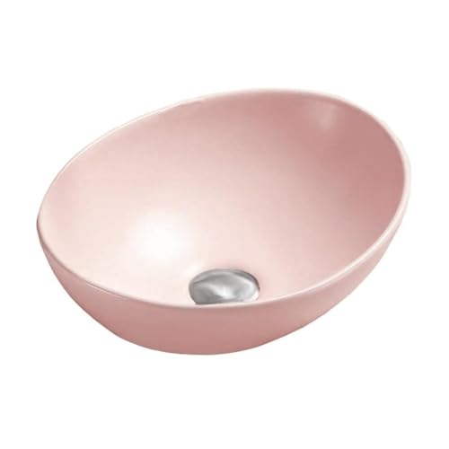 Mexen Waschbecken aus Keramik mit Einzelbecken Elza - Rosa matt - 21014044 von Mexen