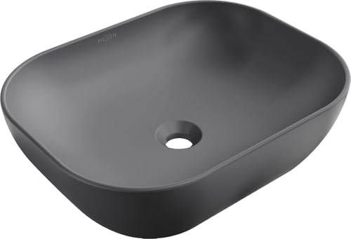 Mexen Waschbecken aus Keramik mit Einzelbecken Rosa - Dunkelgrau matt - 21095071 von Mexen