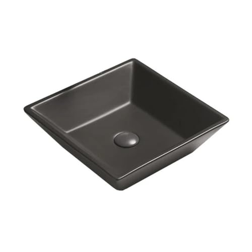Mexen Waschbecken mit Einzelbecken Pola - Schwarz matt - 22224185 von Mexen
