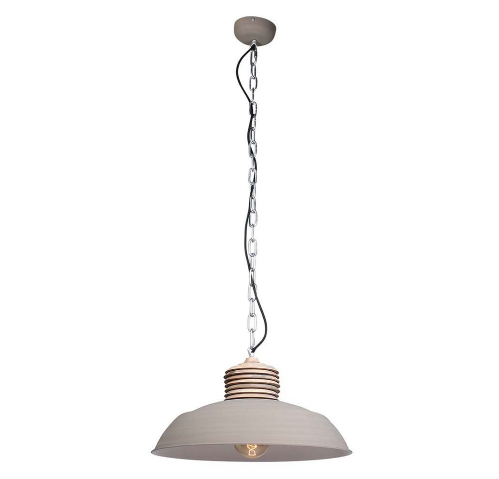 Steinhauer LIGHTING Pendelleuchte, Esstischleuchte Hängelampe Pendelleuchte Holz Eiche Industriell creme von Steinhauer LIGHTING