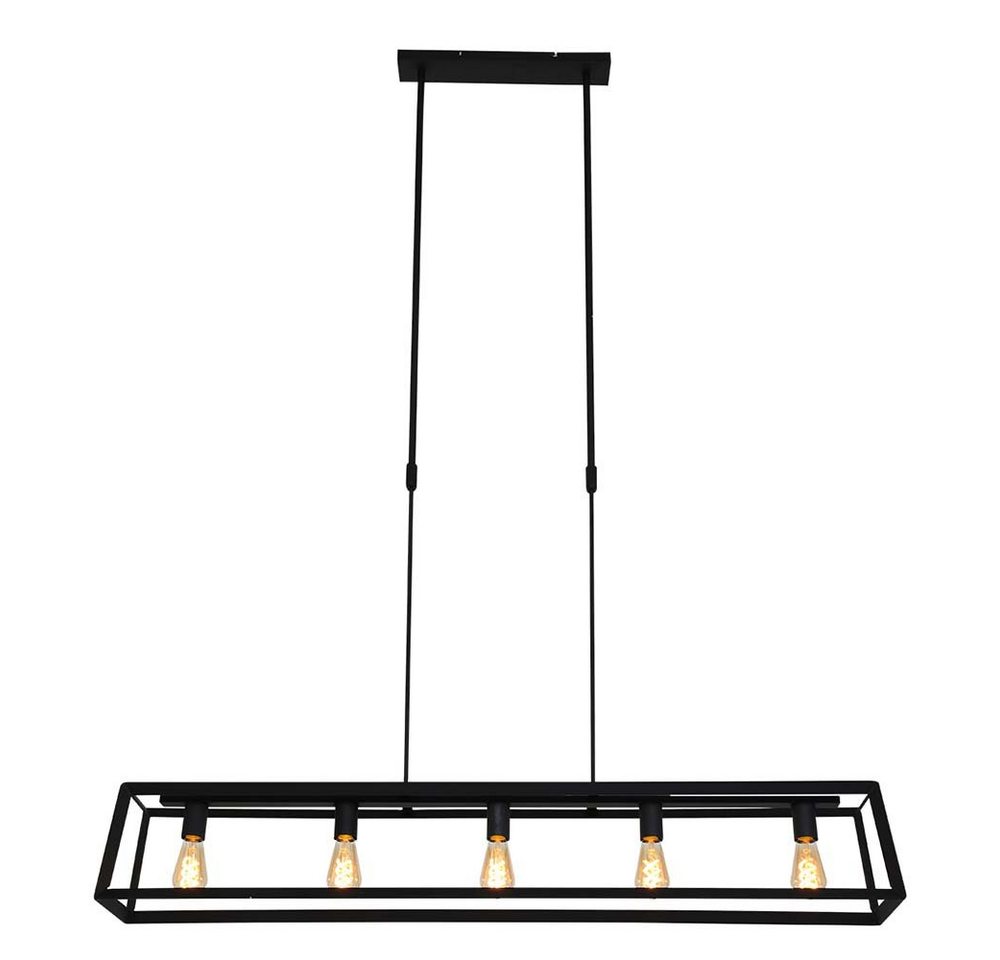 Steinhauer LIGHTING Pendelleuchte, Pendelleuchte Hängelampe Esszimmerleuchte Deckenlampe Schwarz 5 von Steinhauer LIGHTING