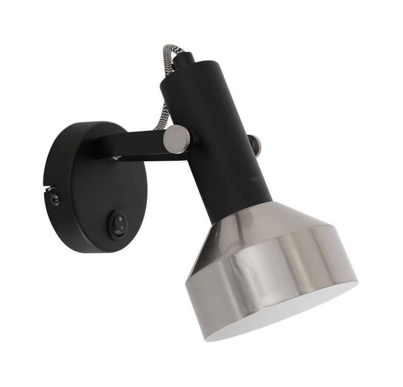 Steinhauer LIGHTING Wandleuchte, Leuchtmittel nicht inklusive, Wandleuchte Wandstrhaler Wohnzimmerleuchte Metall Schwarz Spots von Steinhauer LIGHTING