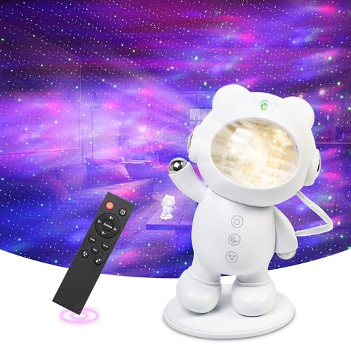 Mexllex Sternenhimmel projektor, LED Galaxy Sternenprojektor Fernbedienung mit Timer/Fernbedienung 360° Rotation Geschenk für Kinder und Erwachsene von Mexllex