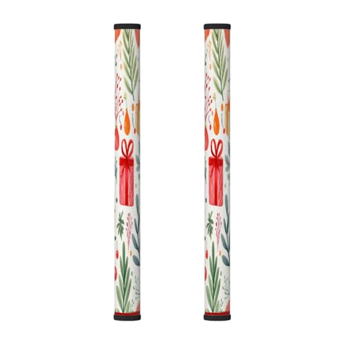 Mexpekil 2 Stück Kühlschrank-Türgriff-Abdeckungen, Weihnachts-Cartoon-Geschenkbox und Blatt-Geschirrspüler, Mocrowave, Kühlschrank, Ofen, Türdekoration, Griffabdeckung, halten Sie Ihre Küchengeräte Mexpekil 2 Stück Kühlschrank-Türgriff-Abdeckungen, Weihnachts-Cartoon-Geschenkbox und Blatt-Geschirrspüler, Mocrowave, Kühlschrank, Ofen, Türdekoration, Griffabdeckung, halten Sie Ihre Küchengeräte von Mexpekil