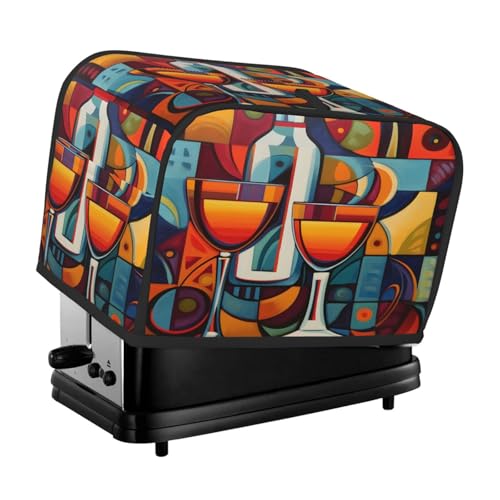 Mexpekil Abstrakte Weingläser Kunst Toaster Abdeckung 2 Scheiben Brotbackmaschine Abdeckung Wasserdicht Küche Kleingerät Staubdichte Abdeckungen Toaster Ofen Schutz Frauen Geschenk Mexpekil Abstrakte Weingläser Kunst Toaster Abdeckung 2 Scheiben Brotbackmaschine Abdeckung Wasserdicht Küche Kleingerät Staubdichte Abdeckungen Toaster Ofen Schutz Frauen Geschenk von Mexpekil