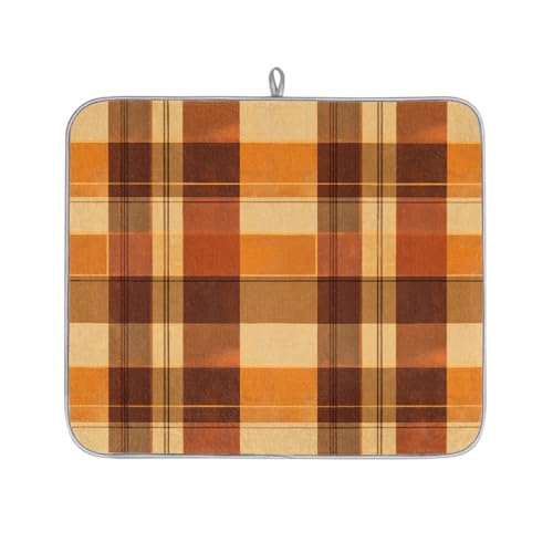 Mexpekil Abtropfmatte, saugfähig, für Küchentheke, rutschfest, für Geschirr, Tassen, Pfannen, 40,6 x 45,7 cm, Braun Mexpekil Abtropfmatte, saugfähig, für Küchentheke, rutschfest, für Geschirr, Tassen, Pfannen, 40,6 x 45,7 cm, Braun von Mexpekil