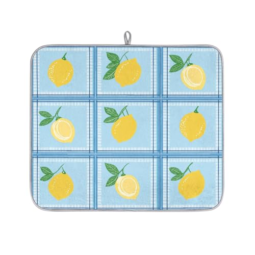 Mexpekil Abtropfmatte, saugfähig, für Küchentheke, rutschfeste Abtropfmatte für Geschirr, Tassen, Pfannen, 40,6 x 45,7 cm, Hellblau Mexpekil Abtropfmatte, saugfähig, für Küchentheke, rutschfeste Abtropfmatte für Geschirr, Tassen, Pfannen, 40,6 x 45,7 cm, Hellblau von Mexpekil