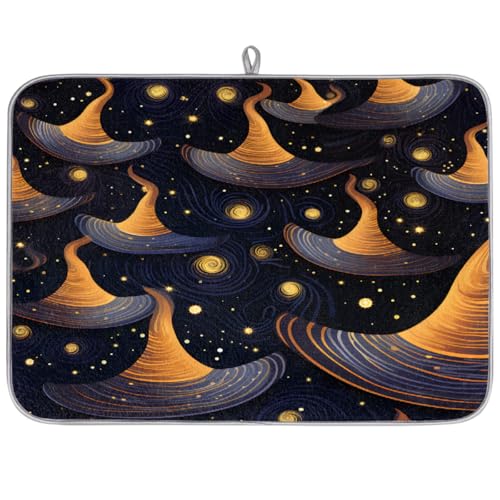Mexpekil Abtropfmatte mit Hexenhut, 45,7 x 61 cm, super saugfähig, rutschfest, schnell trocknend, Küchen-Abtropfmatte für Spüle, Arbeitsplatte, Theke Mexpekil Abtropfmatte mit Hexenhut, 45,7 x 61 cm, super saugfähig, rutschfest, schnell trocknend, Küchen-Abtropfmatte für Spüle, Arbeitsplatte, Theke von Mexpekil