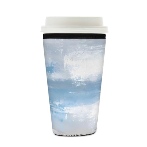 Mexpekil Art Painting Wiederverwendbare Eiskaffeehülle für heiße und kalte Getränke, isolierte Neopren-Getränkehüllen, passend für 473 - 510 ml Mexpekil Art Painting Wiederverwendbare Eiskaffeehülle für heiße und kalte Getränke, isolierte Neopren-Getränkehüllen, passend für 473 - 510 ml von Mexpekil