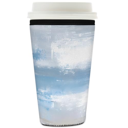 Mexpekil Art Painting Wiederverwendbare Eiskaffeehülle für heiße und kalte Getränke, isolierte Neopren-Getränkehüllen, passend für 907 ml Mexpekil Art Painting Wiederverwendbare Eiskaffeehülle für heiße und kalte Getränke, isolierte Neopren-Getränkehüllen, passend für 907 ml von Mexpekil