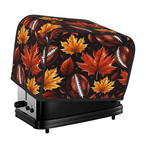 Mexpekil Fall Maple Leaves American Football Pattern Toaster Cover 2 Slice Bread Maker Cover Waterproof Kitchen Small Appliance Dust-Proof Covers Toaster Oven Protection Women Gift Mexpekil Fall Maple Leaves American Football Pattern Toaster Cover 2 Slice Bread Maker Cover Waterproof Kitchen Small Appliance Dust-Proof Covers Toaster Oven Protection Women Gift von Mexpekil