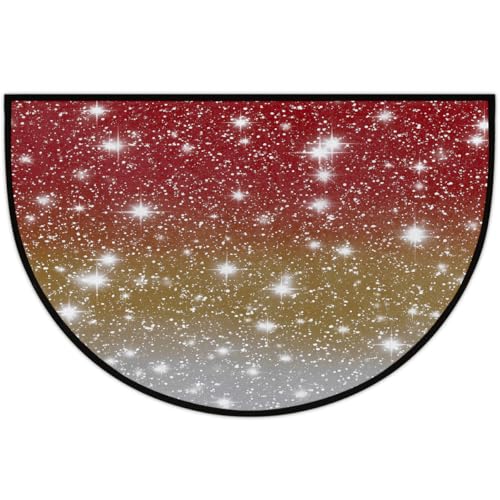 Mexpekil Fußmatte für drinnen und draußen, rutschfest, waschbar, halbrund, saugfähig, schmutzabweisend, halbrund, 61 x 91 cm Mexpekil Fußmatte für drinnen und draußen, rutschfest, waschbar, halbrund, saugfähig, schmutzabweisend, halbrund, 61 x 91 cm von Mexpekil