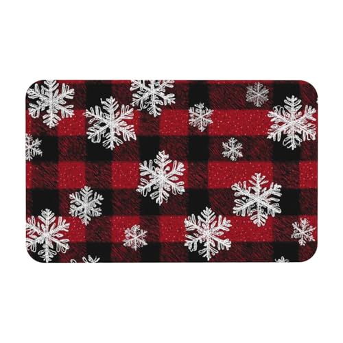 Mexpekil Fußmatte mit Schneeflocken-Motiv, für drinnen und draußen, 50 x 80 cm, rutschfeste Badematten, saugfähig, Schmutzfang, Eingang, Willkommensvorleger, waschbar, Bodenteppiche für Küche Mexpekil Fußmatte mit Schneeflocken-Motiv, für drinnen und draußen, 50 x 80 cm, rutschfeste Badematten, saugfähig, Schmutzfang, Eingang, Willkommensvorleger, waschbar, Bodenteppiche für Küche von Mexpekil
