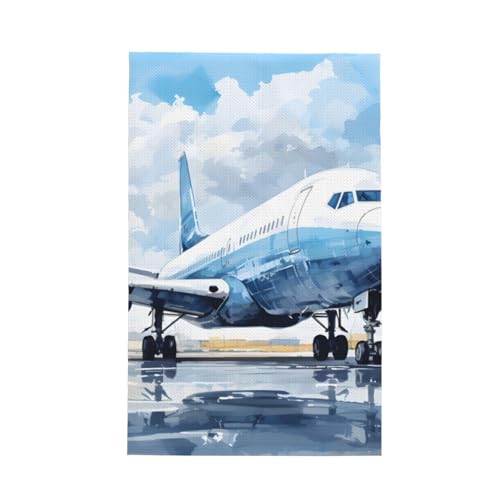 Mexpekil Geschirrtücher, Aquarell, Flugzeug, Geschirrtücher für Küche, schnell trocknend, super saugfähig, Küchentuch, 66 x 41 cm Mexpekil Geschirrtücher, Aquarell, Flugzeug, Geschirrtücher für Küche, schnell trocknend, super saugfähig, Küchentuch, 66 x 41 cm von Mexpekil