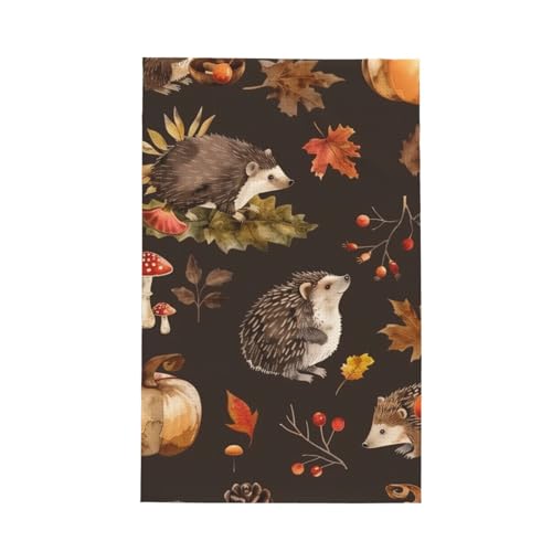 Mexpekil Geschirrtücher Herbstblatt Igel Kürbis Geschirrtücher für die Küche, schnell trocknend, Handtücher, super saugfähig, Küchentuch, 66 x 41 cm Mexpekil Geschirrtücher Herbstblatt Igel Kürbis Geschirrtücher für die Küche, schnell trocknend, Handtücher, super saugfähig, Küchentuch, 66 x 41 cm von Mexpekil