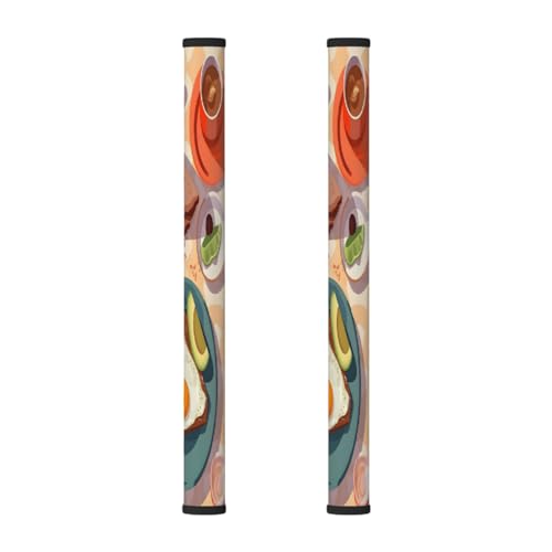 Mexpekil Kühlschrank-Türgriff-Abdeckungen, Cartoon-Design, für Frühstück, Kaffee, Eier, Avocado, Geschirrspüler, Mocrowave, Kühlschrank, Ofen, Türdekoration, Griffabdeckung, hält Ihre Küchengeräte Mexpekil Kühlschrank-Türgriff-Abdeckungen, Cartoon-Design, für Frühstück, Kaffee, Eier, Avocado, Geschirrspüler, Mocrowave, Kühlschrank, Ofen, Türdekoration, Griffabdeckung, hält Ihre Küchengeräte von Mexpekil