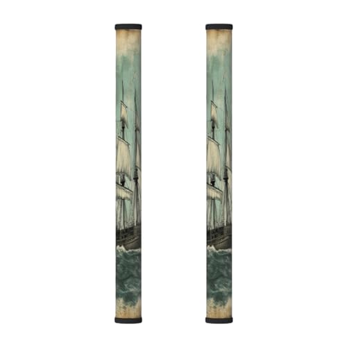 Mexpekil Kühlschrank-Türgriff-Abdeckungen, Vintage-Stil, Segelboot, Segeln, Meer, Abenteuer, Geschirrspüler, Mocrowave, Kühlschrank, Ofen, Türdekoration, Griffabdeckung, halten Sie Ihre Küchengeräte Mexpekil Kühlschrank-Türgriff-Abdeckungen, Vintage-Stil, Segelboot, Segeln, Meer, Abenteuer, Geschirrspüler, Mocrowave, Kühlschrank, Ofen, Türdekoration, Griffabdeckung, halten Sie Ihre Küchengeräte von Mexpekil