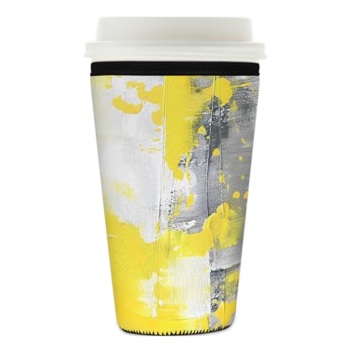 Mexpekil Moderne Kunst, wiederverwendbare Eiskaffee-Hülle für heiße und kalte Getränke, isolierte Neopren-Getränkehüllen, passend für 740 - 800 ml Mexpekil Moderne Kunst, wiederverwendbare Eiskaffee-Hülle für heiße und kalte Getränke, isolierte Neopren-Getränkehüllen, passend für 740 - 800 ml von Mexpekil