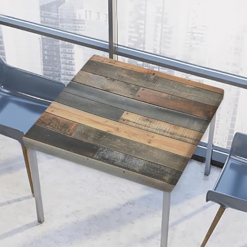 Mexpekil Quadratische Holz-Tischdecke, 86 x 86 cm, elastisch, wasserdicht, Tischschutz für drinnen und draußen Mexpekil Quadratische Holz-Tischdecke, 86 x 86 cm, elastisch, wasserdicht, Tischschutz für drinnen und draußen von Mexpekil
