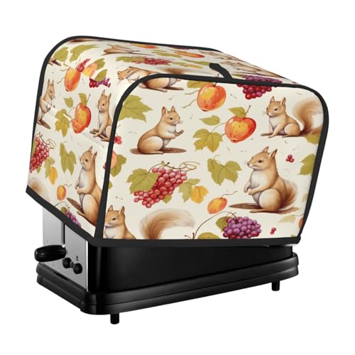 Mexpekil Süße Eichhörnchen Fall Früchte Trauben Äpfel Toaster Abdeckung 2 Scheiben Brotbackmaschine Abdeckung Wasserdicht Küche Kleingerät Staubdichte Abdeckungen Toaster Ofen Schutz Frauen Geschenk Mexpekil Süße Eichhörnchen Fall Früchte Trauben Äpfel Toaster Abdeckung 2 Scheiben Brotbackmaschine Abdeckung Wasserdicht Küche Kleingerät Staubdichte Abdeckungen Toaster Ofen Schutz Frauen Geschenk von Mexpekil