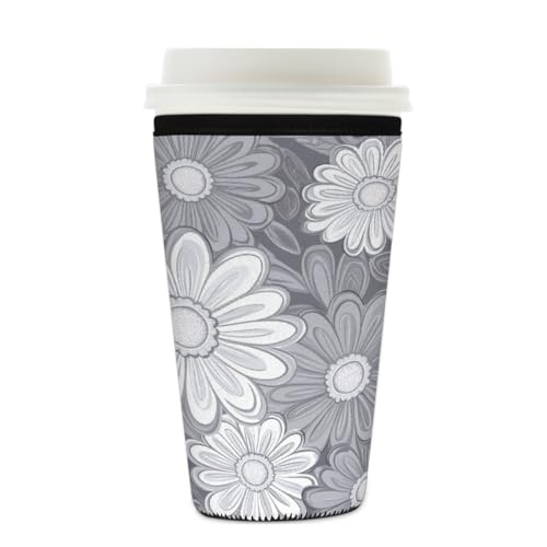 Mexpekil Wiederverwendbare Eiskaffeehülle für heiße und kalte Getränke, isolierte Neopren-Getränkehüllen, passend für 625 - 680 ml Mexpekil Wiederverwendbare Eiskaffeehülle für heiße und kalte Getränke, isolierte Neopren-Getränkehüllen, passend für 625 - 680 ml von Mexpekil