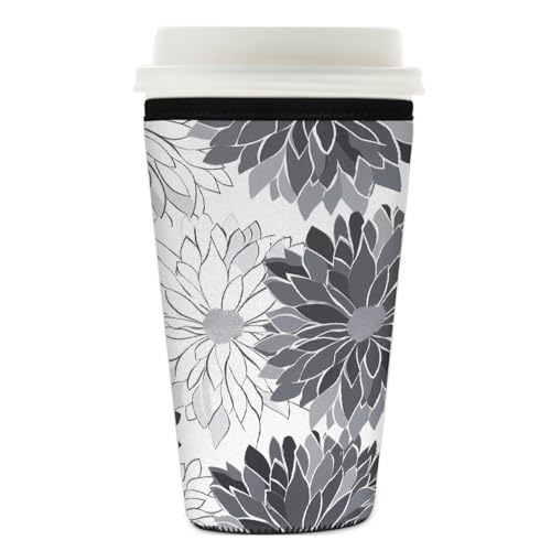 Mexpekil Wiederverwendbare Eiskaffeehülle für heiße und kalte Getränke, isolierte Neopren-Getränkehüllen, passend für 740-800 ml Mexpekil Wiederverwendbare Eiskaffeehülle für heiße und kalte Getränke, isolierte Neopren-Getränkehüllen, passend für 740-800 ml von Mexpekil