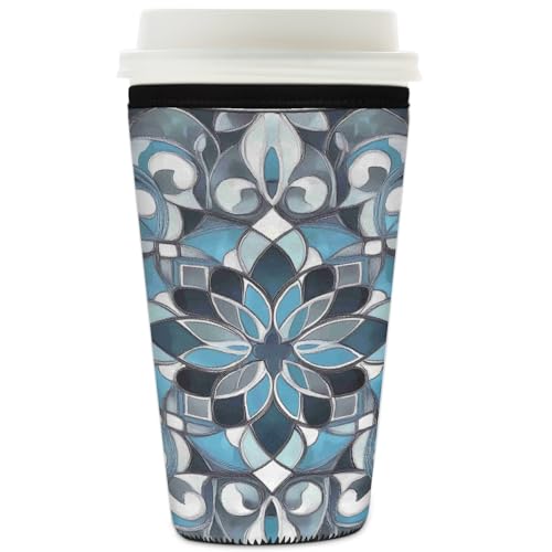 Mexpekil Wiederverwendbare Eiskaffeehülle für heiße und kalte Getränke, isolierte Neopren-Getränkehüllen, passend für 900 ml Mexpekil Wiederverwendbare Eiskaffeehülle für heiße und kalte Getränke, isolierte Neopren-Getränkehüllen, passend für 900 ml von Mexpekil