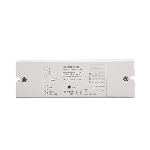 CONNEX Zigbee Dimmer einfarbige/CCT/RGB/RGBW/RGB+CCT 12-36V DC bis 4x5A von Mextronic