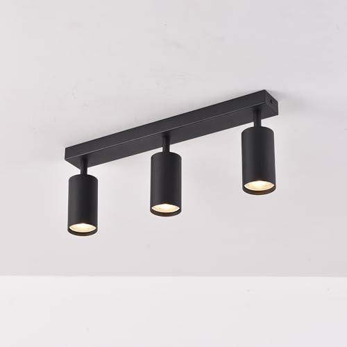 LED 3-flammig Deckenleuchte TRIO schwarz von Mextronic