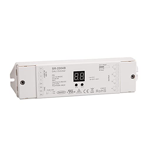 LED CONNEX DALI/PUSH Dimmer SR-2304B 12-36V DC 4CH 5A von Mextronic