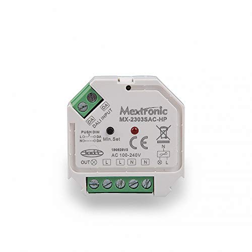 Mextronic DALI-Phasendimmer/Phasenabschnitt-Dimmaktor (SR-2303SAC-HP) 100-240V AC von Mextronic