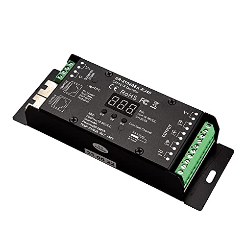 LED CONNEX DMX Decoder 12-36V RJ45 4CH 8A von Mextronic