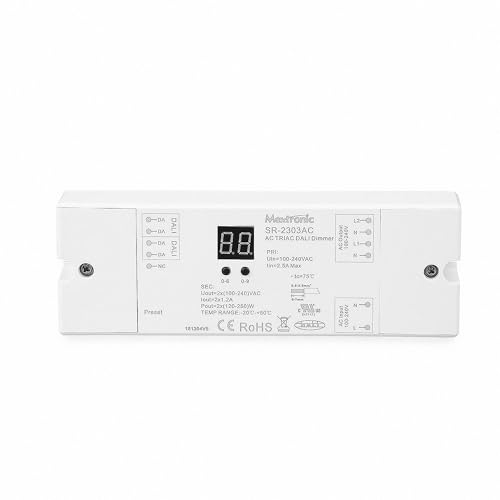 LED CONNEX DALI2Phasen Dimmaktor Phasenabschnit mit 2 Kanal 100-240V AC von Mextronic