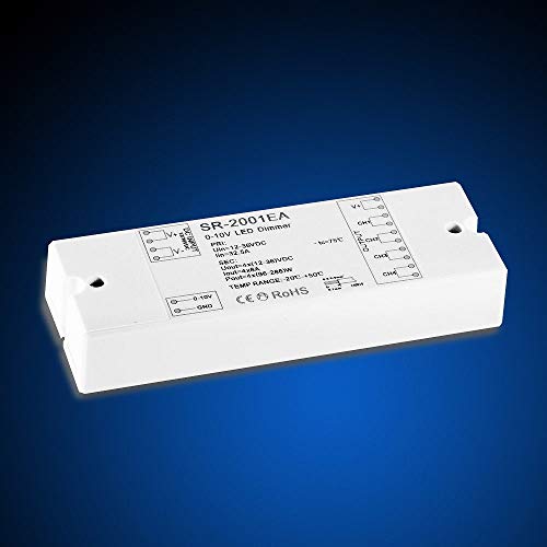 LED CONNEX Dimmer 1-10V auf PWM 4 Kanal bis 32A 12-36V DC von Mextronic