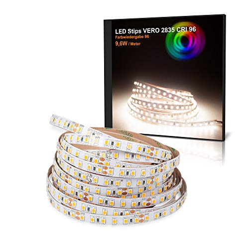 Mextronic LED-Streifen/LED-Band neutralweiß (4000k) CRI 96, 48W, 5 Meter, IP20 von Mextronic