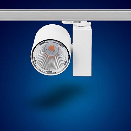 Mextronic 3-Phasen-LED-Strahler für Stromschienen: 30W, Ø 96mm (Warmweiß) von Mextronic