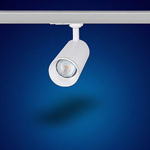 Mextronic 3 phasen dimmbar LED 3 Phasen Leuchte 5W Warmweiss Dimmbar L501 für Schienensystem von Mextronic