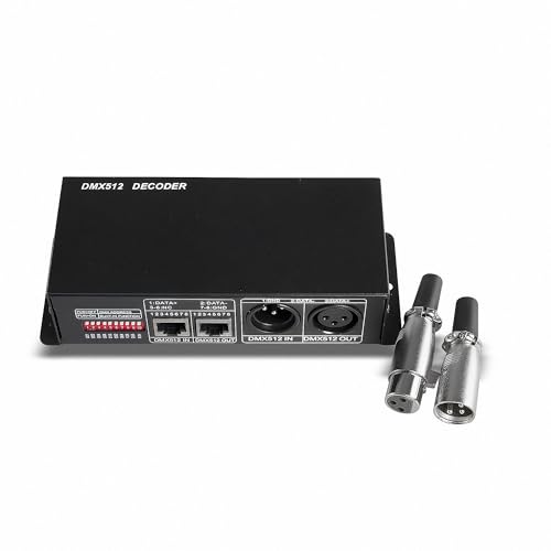 Mextronic DMX Controller 4 kanal LED DMX 512 Decoder bis 4x4A 12V/24V für LED RGB/RGBW von Mextronic