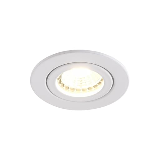 Mextronic Deckeneinbaurahmen: Einbaurahmen Mattes Weiß 832-MW Ø60 mm für GU10 | MR16 IP20 für LED Spot, normale Halogen Mextronic Deckeneinbaurahmen: Einbaurahmen Mattes Weiß 832-MW Ø60 mm für GU10 | MR16 IP20 für LED Spot, normale Halogen von Mextronic