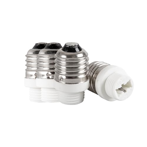Mextronic Keramik Fassung Konverter 4x lampenfassung Adapter Konverter E27 Fassung auf G9 Sockel Lampenadapter für LED-Leuchtmittel, Halogenlampen, CFL Leuchtmittel von Mextronic