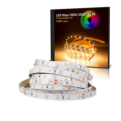 Mextronic LED-Band/LED-Strip dimmbar 5m warmweiß (2700K) CRI 96, 24W, 24V IP20 von Mextronic