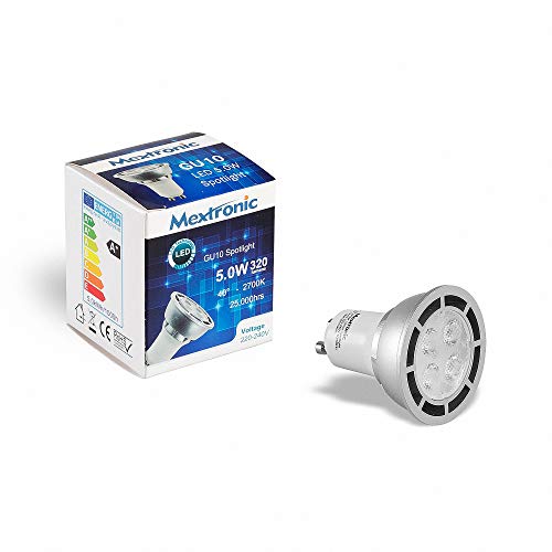 Mextronic LED Strahler Leuchmittel LED Spot 5W GU10/PAR16 Warmweiß (2700K) 320 LM von Mextronic